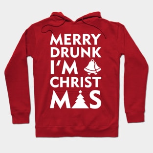 Christmas Merry Drunk im xmas shirt Hoodie